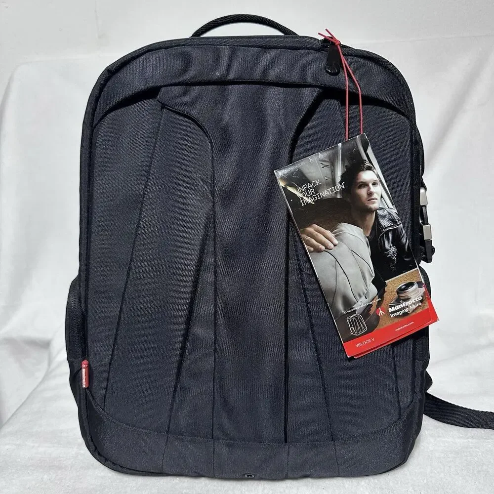 Manfrotto MB Veloce V Luxury Camera Backpack Black New With Tags